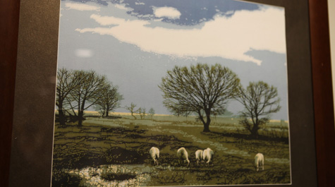 Pastoral paper-cutting